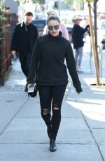 ASHLEY BENSON Out and About in Los Angeles 01/26/2017