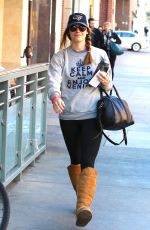 ASHLEY GREENE at a Nail Salon in Los Angeles 01/17/2017