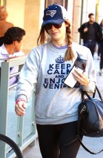 ASHLEY GREENE at a Nail Salon in Los Angeles 01/17/2017