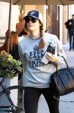 ASHLEY GREENE at a Nail Salon in Los Angeles 01/17/2017