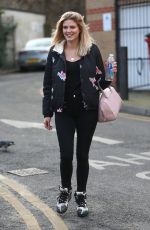 ASHLEY JAMES Arrives at Hoxton Radio in London 01/06/2017