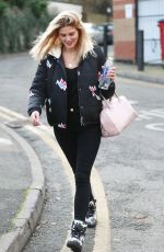 ASHLEY JAMES Arrives at Hoxton Radio in London 01/06/2017