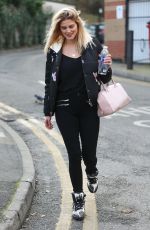 ASHLEY JAMES Arrives at Hoxton Radio in London 01/06/2017