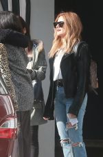 ASHLEY TISDALE and VANESSA HUDGENS Out for Lunch in Los Angeles 01/15/2017
