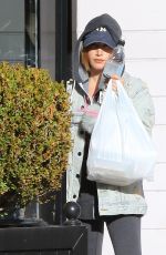 ASHLEY TISDALE Leaves a Hair Salon in Studio City 01/23/2017