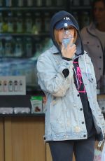 ASHLEY TISDALE Leaves a Hair Salon in Studio City 01/23/2017