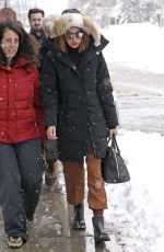 AUBREY PLAZA Out in Park City 01/21/2017