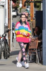 BELLA and DANI THORNE Out with Friends in Santa Monica 01/30/2017