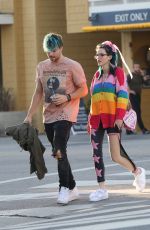 BELLA and DANI THORNE Out with Friends in Santa Monica 01/30/2017