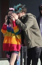 BELLA and DANI THORNE Out with Friends in Santa Monica 01/30/2017