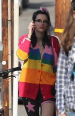 BELLA and DANI THORNE Out with Friends in Santa Monica 01/30/2017