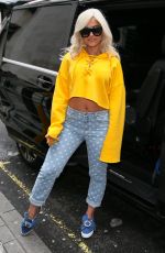 BEBE REXHA Leaves BBC Radio 1 in London 01/30/2017