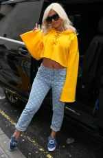 BEBE REXHA Leaves BBC Radio 1 in London 01/30/2017