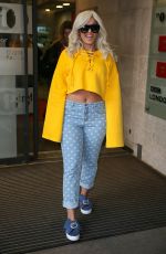 BEBE REXHA Leaves BBC Radio 1 in London 01/30/2017