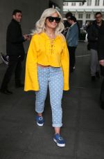 BEBE REXHA Leaves BBC Radio 1 in London 01/30/2017