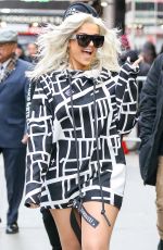 BEBE REXHA Leaves Good Morning America in New York 01/13/2017