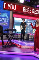 BEBE REXHA Performs at Good Morning America in New York. 01/13/2017