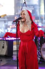 BEBE REXHA Performs at Good Morning America in New York. 01/13/2017