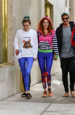 BELLA and DANI THORNE After Workout in Los Angeles 01/07/2017