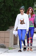 BELLA and DANI THORNE After Workout in Los Angeles 01/07/2017