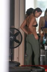 BELLA and DANI THORNE at a Gym in Los Angeles 01/05/2017