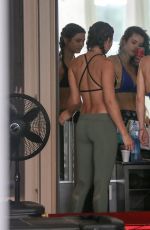BELLA and DANI THORNE at a Gym in Los Angeles 01/05/2017
