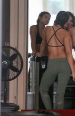 BELLA and DANI THORNE at a Gym in Los Angeles 01/05/2017