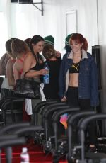 BELLA and DANI THORNE at a Gym in Los Angeles 01/05/2017