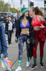 BELLA and DANI THORNE in Tank Tops Leaves a Workout in Los Angeles 01/05/2017