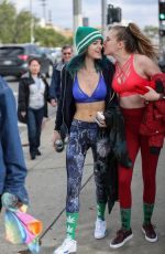 BELLA and DANI THORNE in Tank Tops Leaves a Workout in Los Angeles 01/05/2017