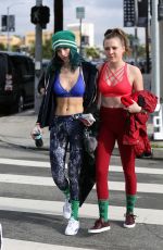 BELLA and DANI THORNE in Tank Tops Leaves a Workout in Los Angeles 01/05/2017