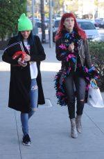 BELLA and DANI THORNE Leaves a Hair Salon in Los Angeles 01/16/2017