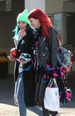 BELLA and DANI THORNE Leaves a Hair Salon in Los Angeles 01/16/2017