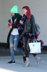 BELLA and DANI THORNE Leaves a Hair Salon in Los Angeles 01/16/2017