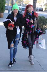 BELLA and DANI THORNE Leaves a Hair Salon in Los Angeles 01/16/2017