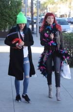 BELLA and DANI THORNE Leaves a Hair Salon in Los Angeles 01/16/2017