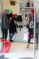 BELLA and DANI THORNE Out Shopping in Los Angeles 01/16/2017