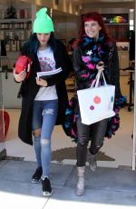 BELLA and DANI THORNE Out Shopping in Los Angeles 01/16/2017