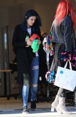 BELLA and DANI THORNE Out Shopping in Los Angeles 01/16/2017