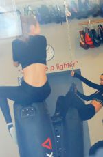 BELLA and GIGI HADID Working out at Gotham Gym in New York 01/15/2017