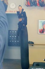 BELLA and GIGI HADID Working out at Gotham Gym in New York 01/15/2017