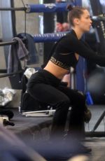 BELLA and GIGI HADID Working out at Gotham Gym in New York 01/15/2017