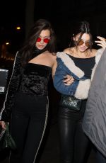 BELLA HADID and KENDALL JENNER at Heritage Nnightclub in Paris 01/24/2017