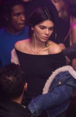 BELLA HADID and KENDALL JENNER at Heritage Nnightclub in Paris 01/24/2017