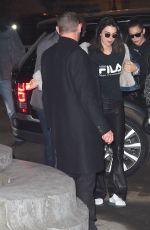 BELLA HADID and KENDALL JENNER Night Out in Paris 01/24/2017