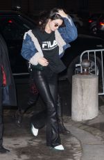 BELLA HADID and KENDALL JENNER Night Out in Paris 01/24/2017