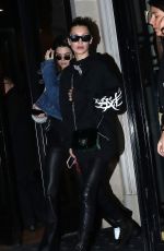 BELLA HADID and KENDALL JENNER Night Out in Paris 01/24/2017