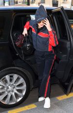 BELLA HADID Arrives at Her Hotel in Paris 01/19/2017