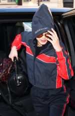 BELLA HADID Arrives at Her Hotel in Paris 01/19/2017