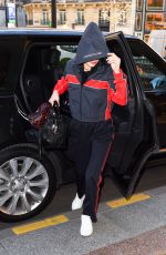 BELLA HADID Arrives at Her Hotel in Paris 01/19/2017